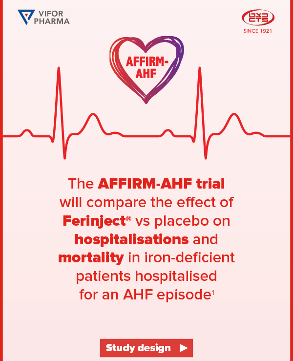 Ferinject  הרציונל ותכנון מחקר ה- AFFIRM-AHF